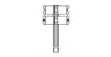 Дорожное ограждение 11МД-1,0-450 кДж У7