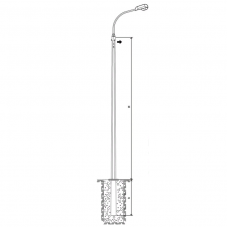 Опора МКС-8Ф-1,3